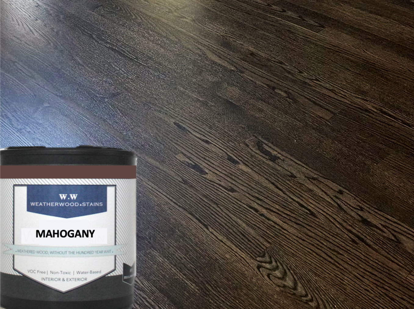 MAHOGANY Reactive Wood Stain – Weatherwood Stains