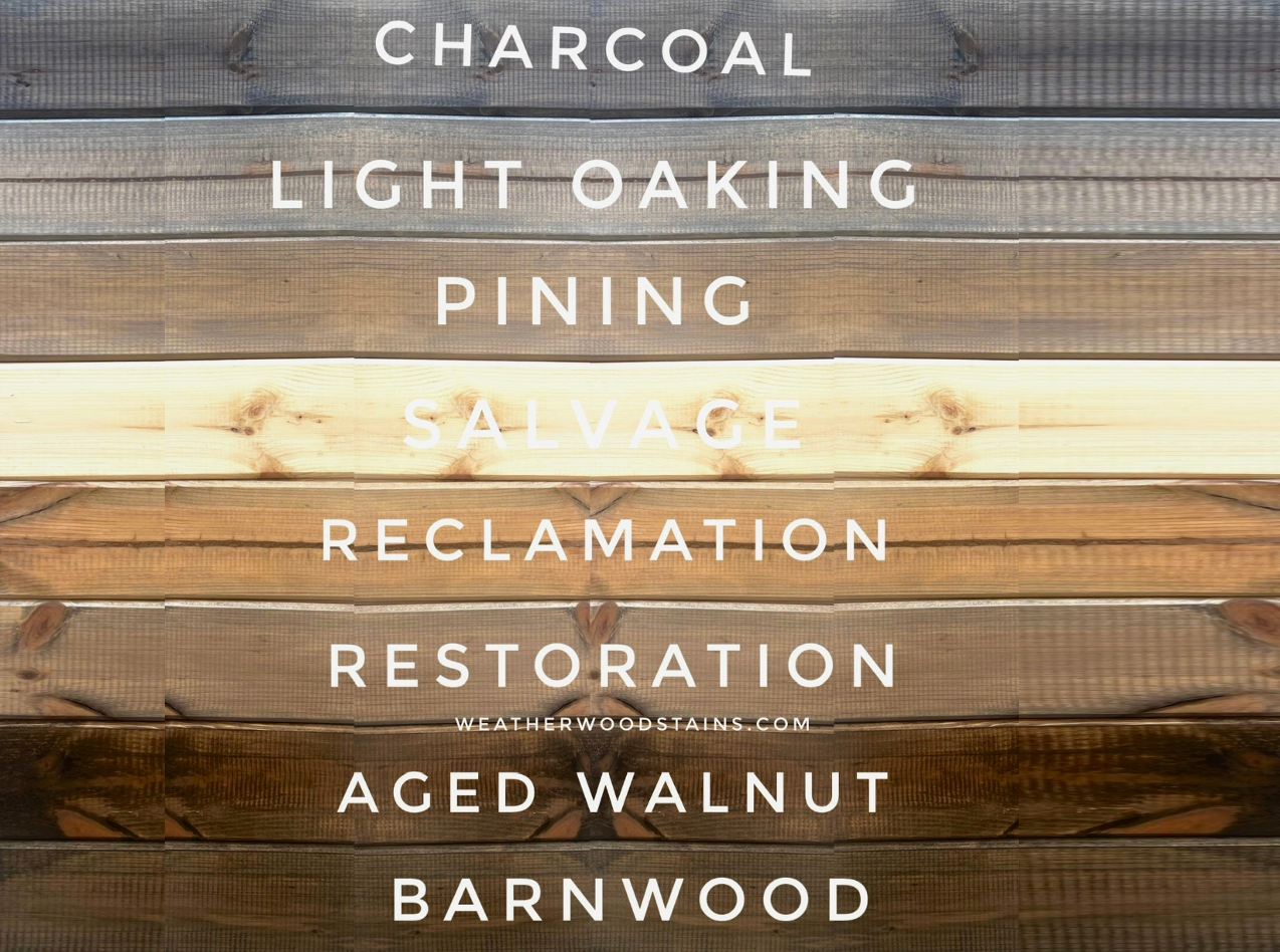 SAMPLE PACK: ALL 13 Reactive Wood Stains, Qt.