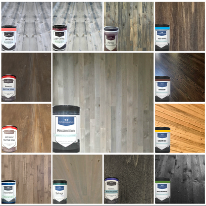 SAMPLE PACK: 13 Reactive Wood Stains Quarts
