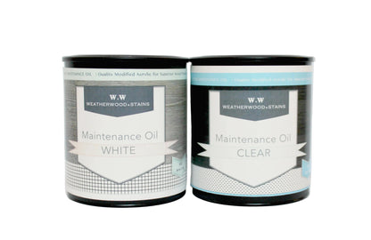 SAMPLE PACK: Both White & Clear Maintenance Oil - .5 Pints